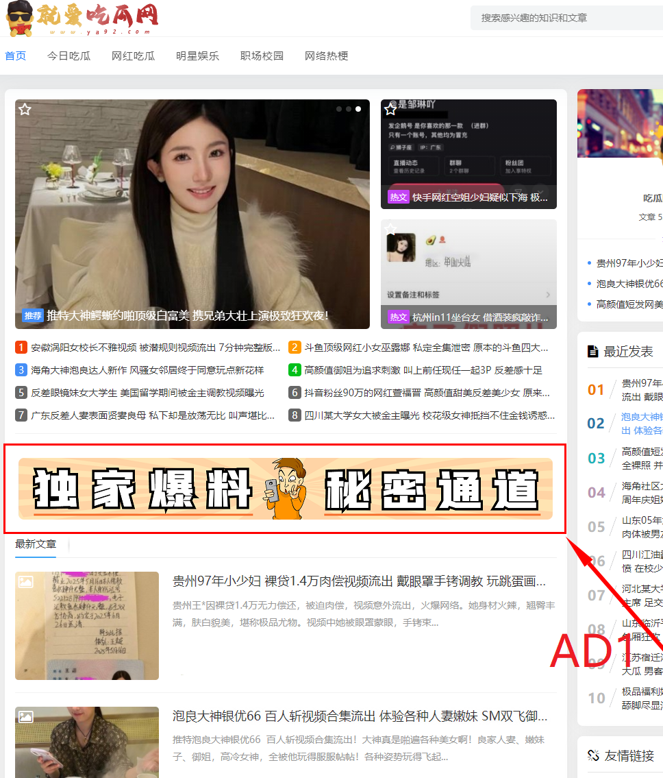 首页图片广告位